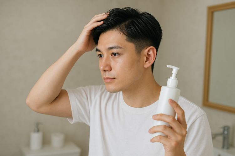 散髪後のホームケアの画像